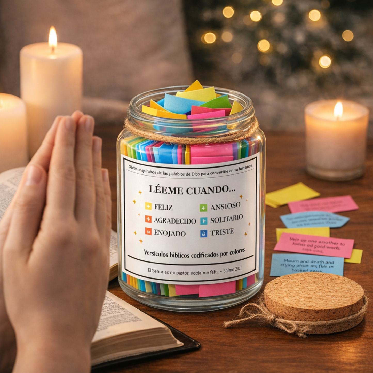 Frasco de versículos