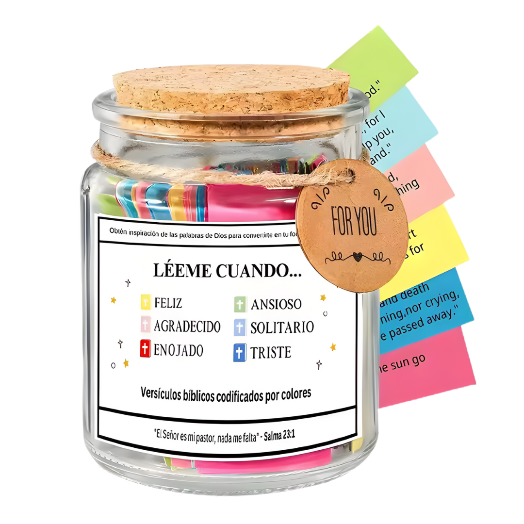 Frasco de versículos