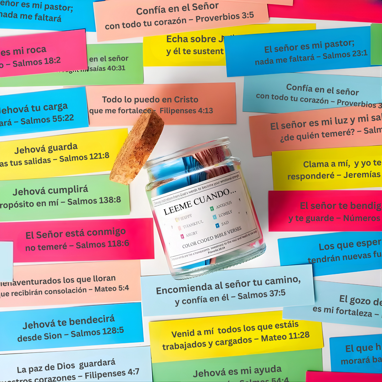 Frasco de versículos