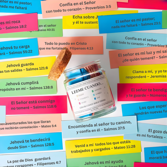 Frasco de versículos